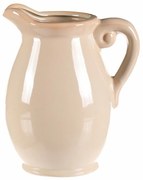 Vaza/cană crem, 15 x 16 x 23 cm, medie, 23 cm