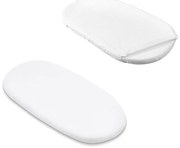 Set cearceaf si protectie  impermeabila pentru landou Kidizi, dimensiune 75x35 cm