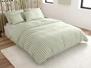 Lenjerie de pat din bumbac GRENTIS verde Dimensiunile lenjeriei: 70 x 90 cm | 140 x 200 cm