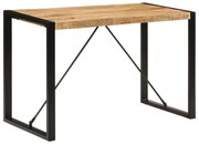 vidaXL Masă de sufragerie, 120x55x76 cm, lemn masiv de mango brut