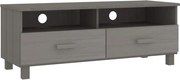 vidaXL Dulap TV „HAMAR”, gri deschis, 106x40x40 cm, lemn masiv de pin