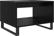 vidaXL Masă de cafea Stejar negru 60 x 50 x 40 cm Lemn compozit