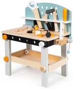 Masă de asamblare pentru copii din lemn, banc de lucru 38 buc
