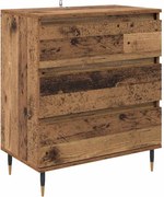 vidaXL Bufet cu sertar Lemn Vechi 60 x 35 x 70 cm Lemn compozit