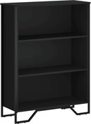 vidaXL Bibliotecă, negru, 80x31x106 cm, lemn prelucrat
