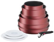 Set de vase de gătit Tefal 10 buc. INGENIO DAILY CHEF cupru