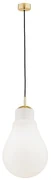 Pendul design minimalist Jesse alb, auriu 28cm