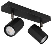 Spot Globo 57918-2B JAMES 2xGU10/25W/230V negru