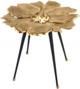 Masuta cu aspect deosebit Ginkgo Leafs 55cm, auriu