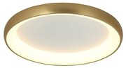 Plafoniera LED dimabil design modern Denur auriu