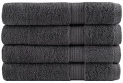 vidaXL Prosoape premium SOLUND 4 buc. antracit 100x200cm 600gsm