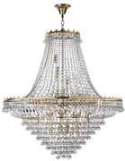 Lustra XXL cristal casa scarii design LUX Versailles 19L auriu