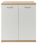 Comoda Star, Masura 80x80x40cm, Culoare Sonoma Alb , PAL 18mm