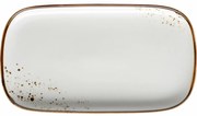 Mäser Tava dreptunghiulară Pintar White cu punctemaro 25 x 14 x 2 cm, S