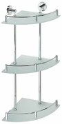 Sticlă SAPHO XR606 X-Round E. raft colțar. triplucu trapă, 27 x 66 x 27 cm