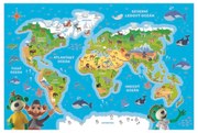 Puzzle Trefl Treflicii cunosc animalele lumii ,48 piese