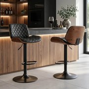 Scaun de bar pivotant, inaltime reglabila, CHICAGO