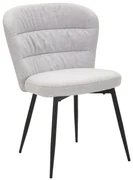 Mauro Ferretti Scaun Losanna Gri Set 2 Bucati cm 58X60,5X85 | Aosom Romania
