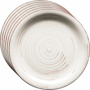 Set 6 farfurii plate Mäser Bel Tempo 27 cm,beige