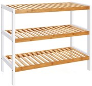 Pantofar MATE maro/alb