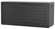 Cutie de depozitare WOODEBOX, 280L, 120x46x57cm, antracit Prosperplast