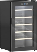 HOMCOM Frigider Vin pentru 41 de Sticle cu Temperatură Reglabilă Negru | Aosom Romania