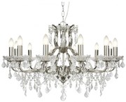 Candelabru stil clasic cu 12 brate Paris argintiu satin 87312-12SS SRT