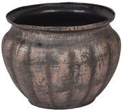 Ghiveci PE clasic, rotund, imitatie ceramica, model BELL L