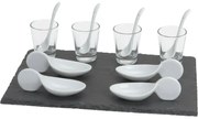 Set de servire pentru gustări EH 13 buc ,spoon
