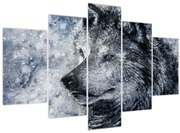 Tablou - Lupul din desene animate (150x105 cm)