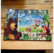 Puzzle cu poaza, 29x20 cm, personalizat