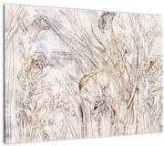 Tablou pe sticlă - Iris (70x50 cm)