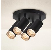 Spot pentru baie Brilagi SELE AQUA 4xGU10/30W/230V IP44 negru