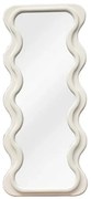 Oglinda de perete design modern CURVY 160cm, alb A-45942 VC