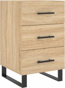 vidaXL Noptieră, stejar sonoma, 40x40x66 cm, lemn compozit