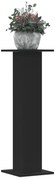 vidaXL Suporturi de plante, 2 buc., negru, 30x30x95 cm, lemn prelucrat
