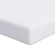 vidaXL Suport pentru saltea Alb 90 x 190 cm Material jacquard