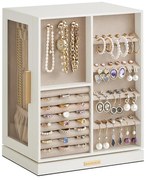 Cutie de bijuterii rotativă 360°