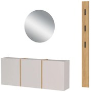 Set pentru hol crem/în culoare naturală 168x200x27 cm Libbiano – Germania