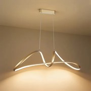 Brilagi-LED Lustra reglabilă pe cablu TWISTER LED/60W/230V 3000-6000K aurie+telecomandă