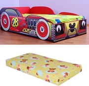 Pat masina Mickey cu saltea