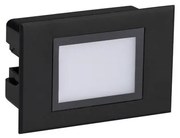 Spot LED incastrabil exterior, ambiental, IP65, RUDY negru