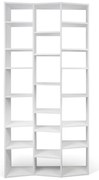 Bibliotecă albă 108x224 cm Valsa – TemaHome