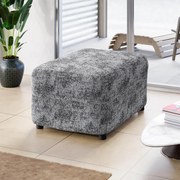 Huse bielastice MARMO gri taburet (40 x 40 x 40 cm)