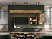 Set Mobila Living Tapo Stejar/Antracit C28