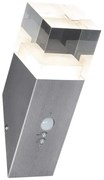 Ledvance - Aplică LED de exterior CRYSTAL cu senzor, 5W/230V, IP44