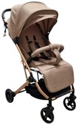 Carucior sport ultracompact pentru copii BABY CARE 311 Transformabil in troller, Spatar reglabil in 3 trepte, Pozitie somn, Bej Crem