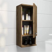 Dulap pentru baie, Mis Homs, nuc, 71 x 30 x 22 cm, PAL 18 mm