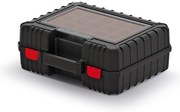 Cutie pentru scule 38,4 x 33,5 x 14,4 cm, cu cutii, neagra