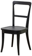 Scaun dining negru din lemn de mango Clive